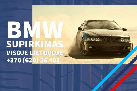 BMW supirkimas visoje Lietuvoje